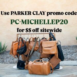 PARKER CLAY LEATHER BAG DISCOUNT CODE